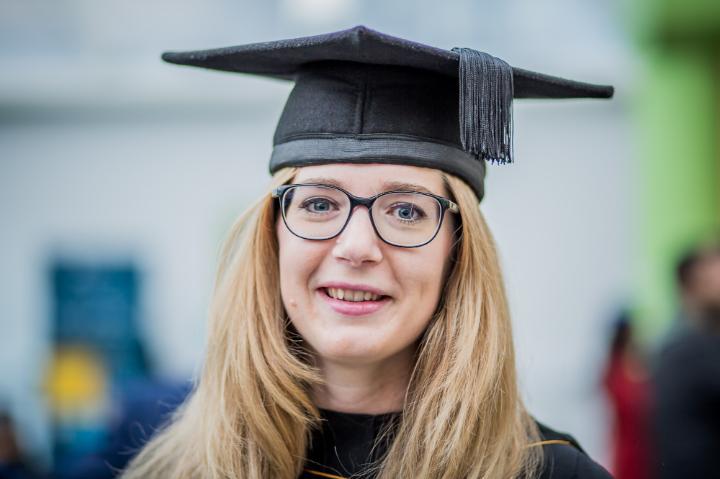 Katharina Bach, MBA Distance Learning Student at Graduation