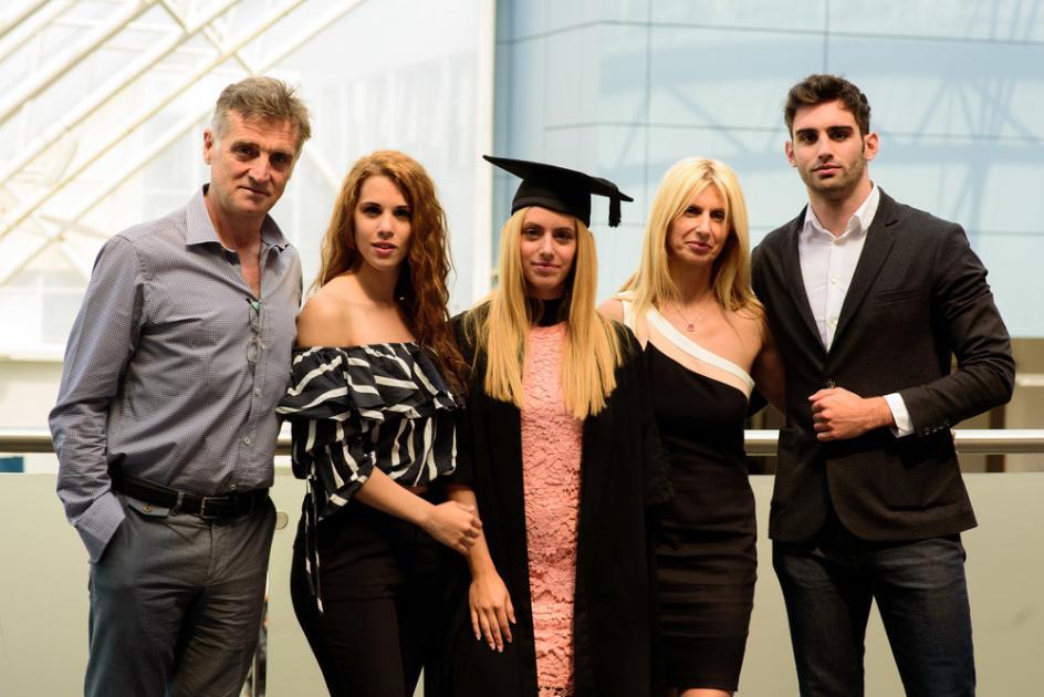 Valeria Mantziou Graduation and Family
